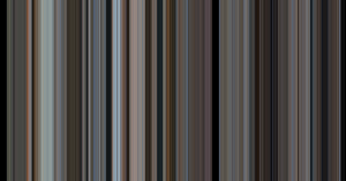 Lawrence of Arabia’s movie barcode: its colors from the first frame to the last, left to right