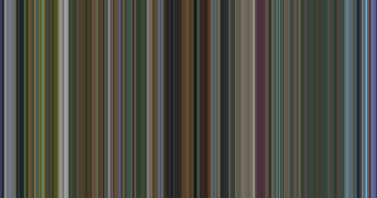 Oldboy’s movie barcode: its colors from the first frame to the last, left to right