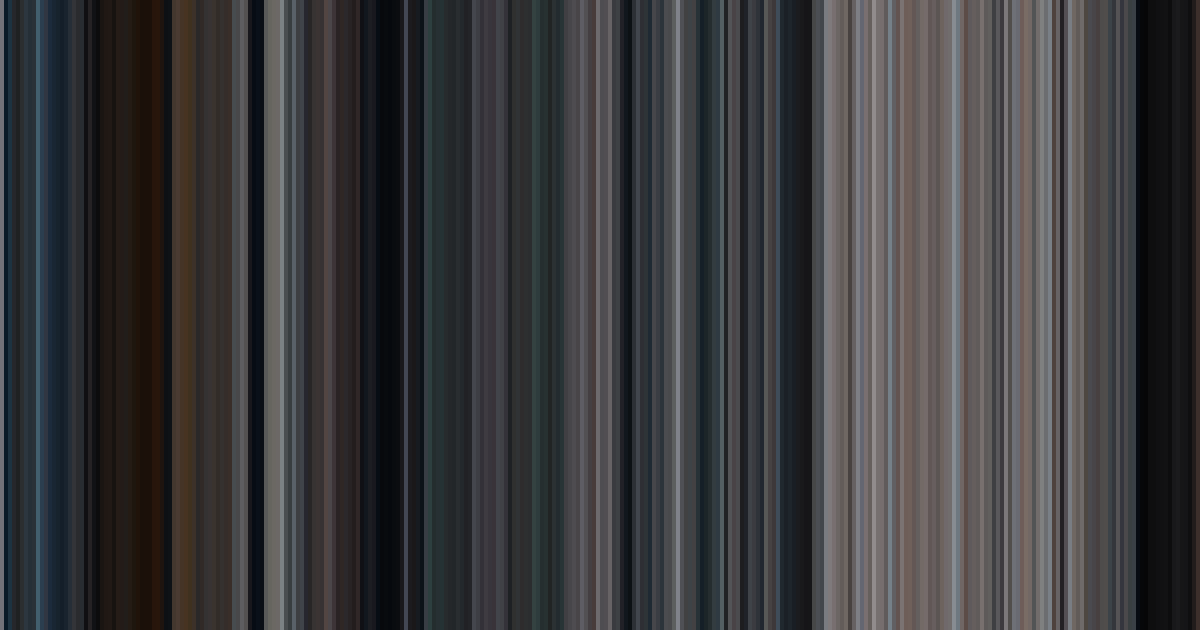 The Avengers’s movie barcode: its colors from the first frame to the last, left to right